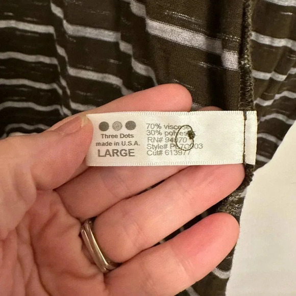 Anthropologie Three Dots women’s open front thin cardigan.size large - Picture 5 of 5